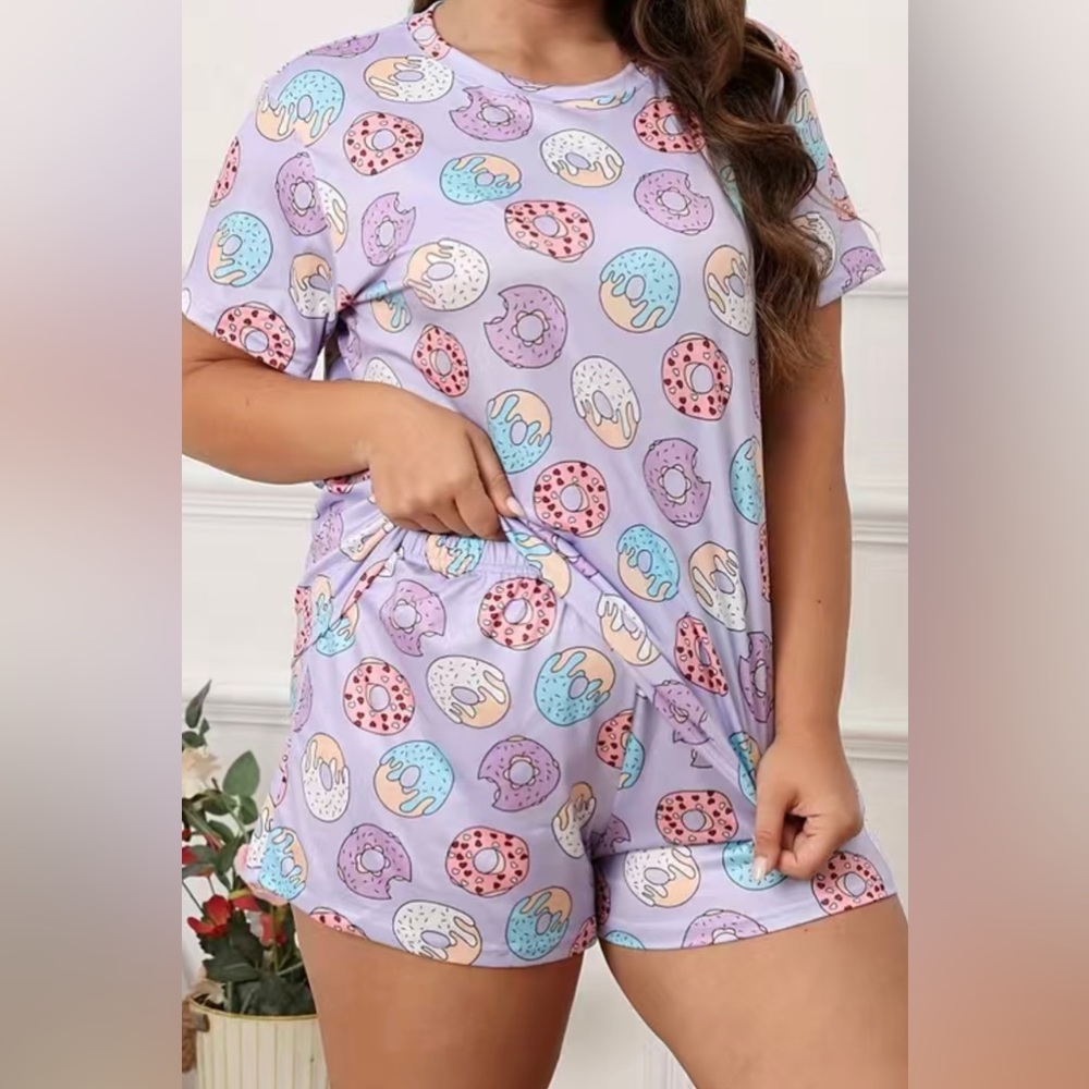 Plus Size Donut Pajamas